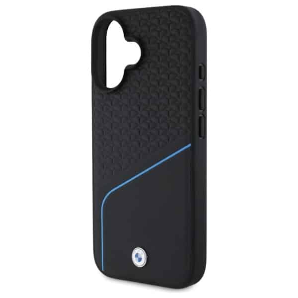 BMW Sign Leather Textured And Line MagSafe - θήκη για Apple iPhone 16 - Μαύρο - Image 6