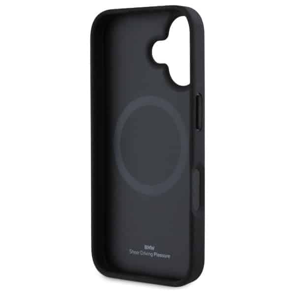 BMW Sign Leather Textured And Line MagSafe - θήκη για Apple iPhone 16 - Μαύρο - Image 7