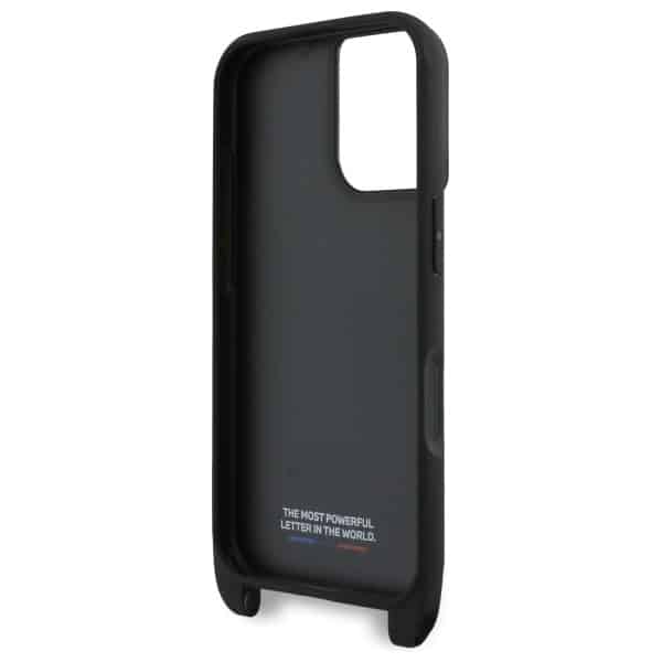 BMW M Edition Carbon Stripe & Strap - θήκη για Apple iPhone 16 - Μαύρο - Image 6