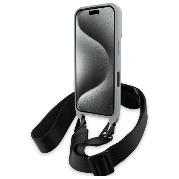 BMW M Edition Carbon Stripe & Strap - θήκη για Apple iPhone 16 - Γκρι - Image 4