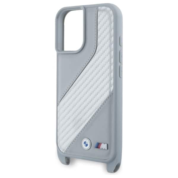 BMW M Edition Carbon Stripe & Strap - θήκη για Apple iPhone 16 - Γκρι - Image 5