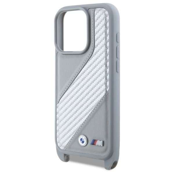 BMW M Edition Carbon Stripe & Strap - θήκη για Apple iPhone 16 Pro - Γκρι - Image 5
