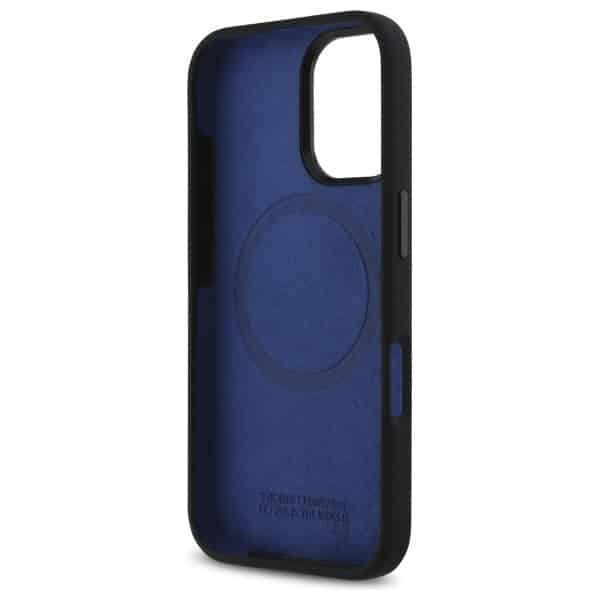BMW Silicone Hexagon Blue Line MagSafe - θήκη για Apple iPhone 16 - Μαύρο - Image 7