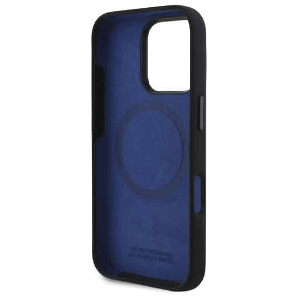 BMW Silicone Hexagon Blue Line MagSafe - θήκη για Apple iPhone 16 Pro - Μαύρο - Image 7