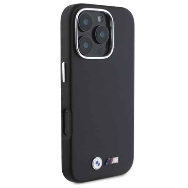 BMW M Smooth Full Wrapped Metal - θήκη για Apple iPhone 16 Pro - Μαύρο - Image 4