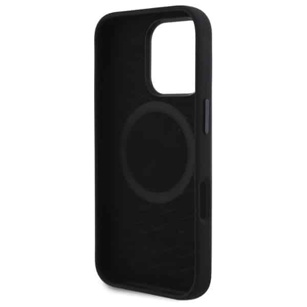 BMW Silicone Cut Tricolor Lines MagSafe - θήκη για Apple iPhone 16 Pro - Μαύρο - Image 7