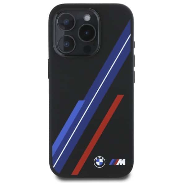 BMW Silicone Random Lines MagSafe - θήκη για Apple iPhone 16 Pro Max - Μαύρο - Image 3