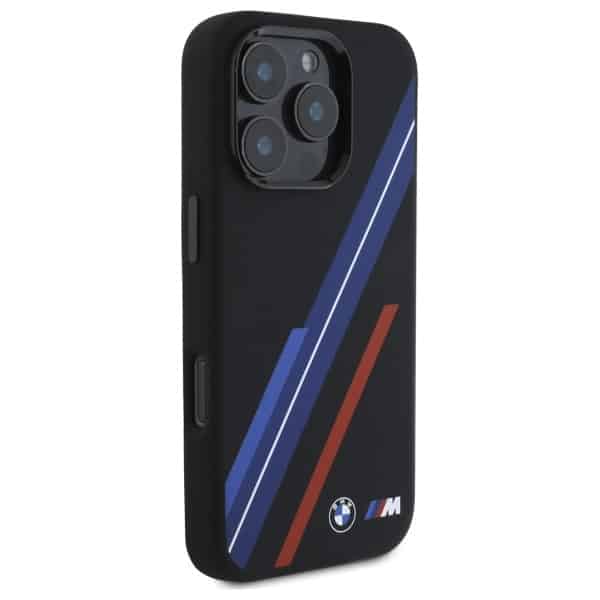 BMW Silicone Random Lines MagSafe - θήκη για Apple iPhone 16 Pro Max - Μαύρο - Image 4