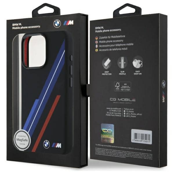 BMW Silicone Random Lines MagSafe - θήκη για Apple iPhone 16 Pro Max - Μαύρο - Image 8