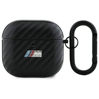 BMW BMA4CMPUCA Θήκη AirPods 4 μαύρη/black PU Carbon M Collection
