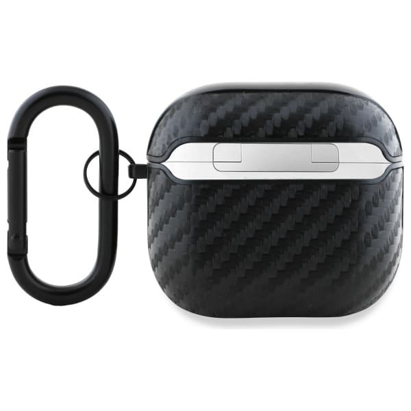 BMW BMA4WMPUCA2 Θήκη AirPods 4 μαύρη/black Carbon Double Metal Logo - Image 2