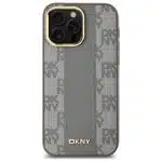 DKNY Leather Checkered Mono Pattern MagSafe - θήκη για Apple iPhone 14 Pro Max - Πολύχρωμο - Image 3