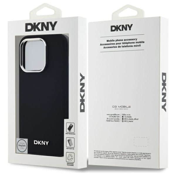 DKNY Plain Logo MagSafe - θήκη για Apple iPhone 14 Pro - Μαύρο - Image 8