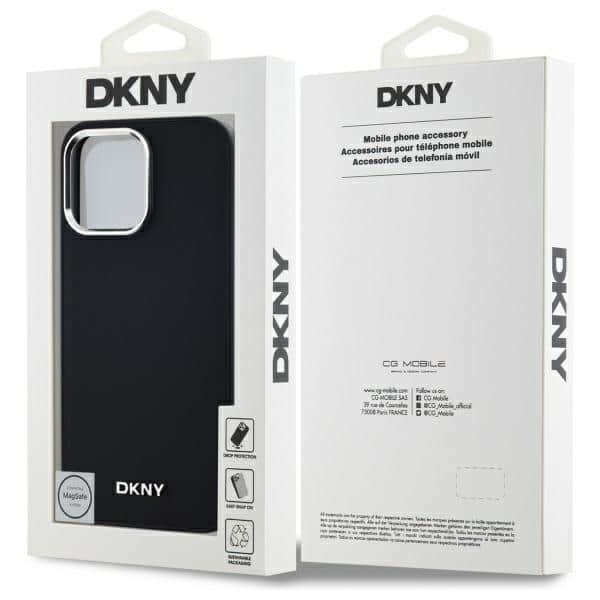DKNY Απλό Ασημένιο Λογότυπο MagSafe - θήκη για Apple iPhone 14 Pro Max - Μαύρο - Image 8