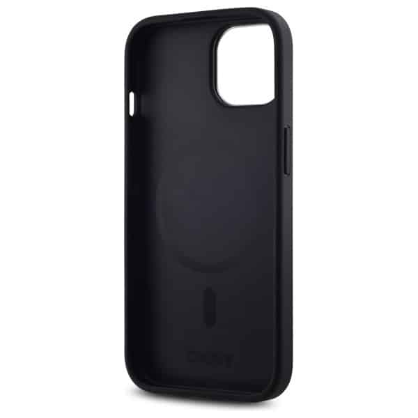 DKNY Plain Logo MagSafe - θήκη για Apple iPhone 15 - Μαύρο - Image 7