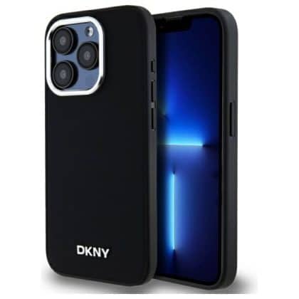 DKNY Plain Logo - θήκη για Apple iPhone 15 Pro Max - Μαύρο