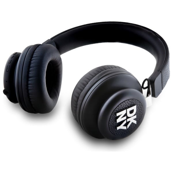 DKNY ασύρματα ακουστικά Bluetooth DKBHS6PUSLK μαύρο/black Metal Logo - Image 2