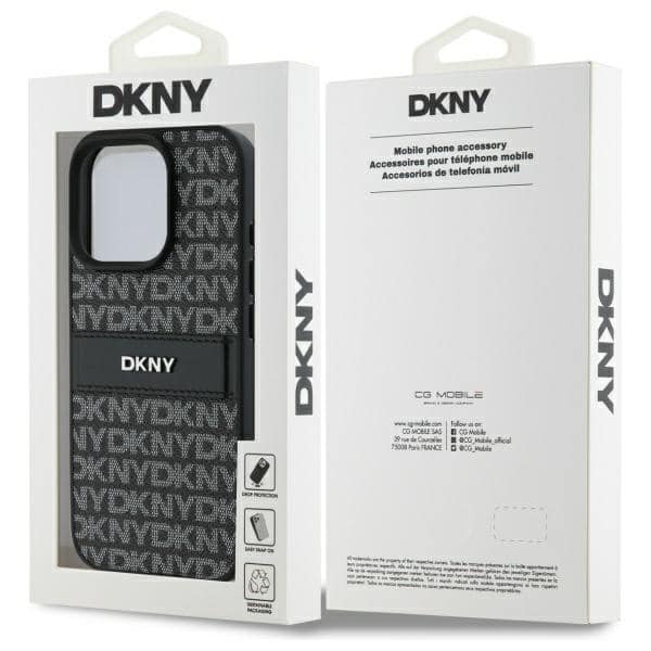 DKNY Texture Pattern Tonal Stripe - θήκη για Apple iPhone 16 Pro Max - Μαύρο - Image 8