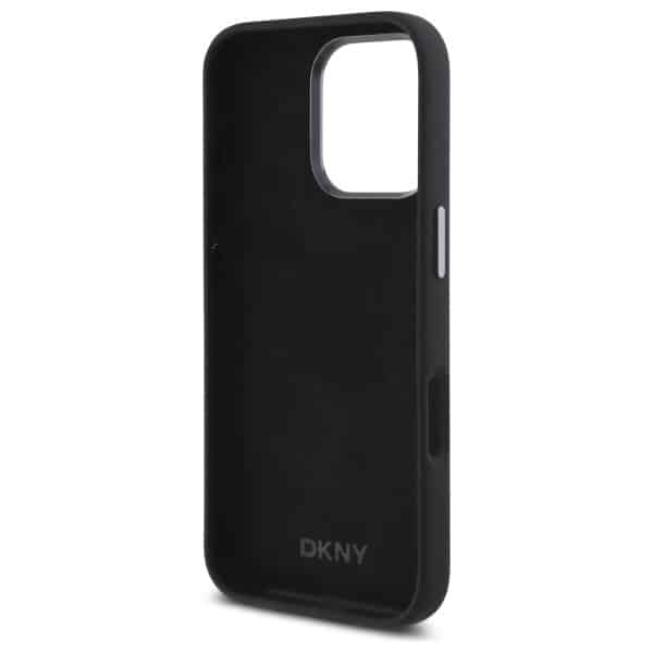 DKNY Liquid Silicone Metal Logo - θήκη για Apple iPhone 16 Pro Max - Μαύρο - Image 7