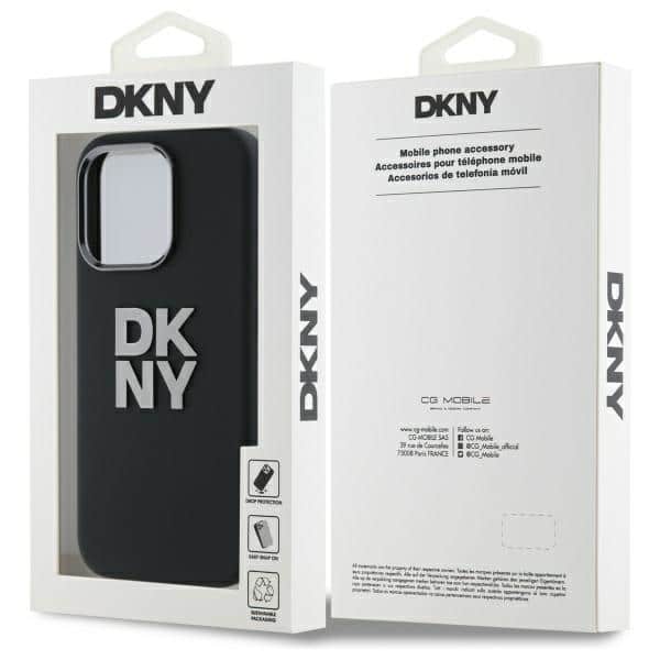 DKNY Liquid Silicone Metal Logo - θήκη για Apple iPhone 16 Pro Max - Μαύρο - Image 8