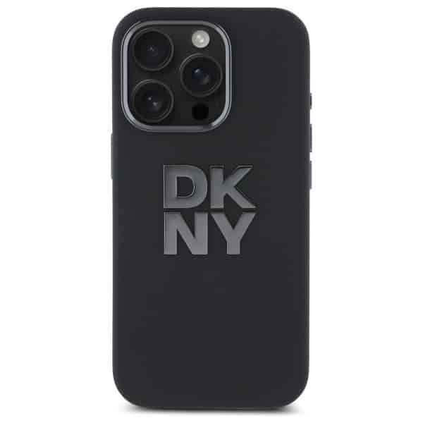 DKNY Liquid Silicone Metal Logo - θήκη για Apple iPhone 16 Pro Max - Μαύρο - Image 3