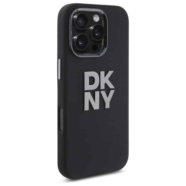 DKNY Liquid Silicone Metal Logo - θήκη για Apple iPhone 16 Pro Max - Μαύρο - Image 4
