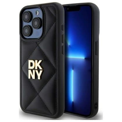 DKNY Quilted Stack - θήκη για Apple iPhone 15 Pro - Μαύρο