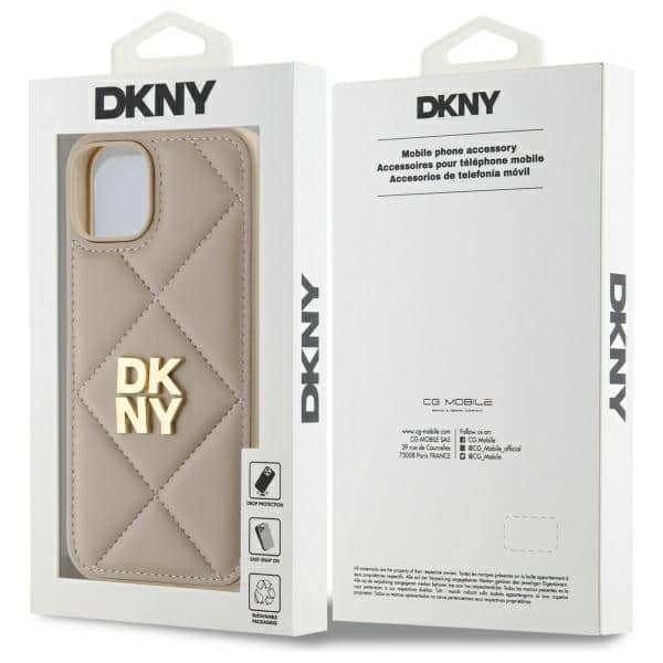 DKNY Quilted Stack Logo - θήκη για Apple iPhone 14 - Διάφανο - Image 8