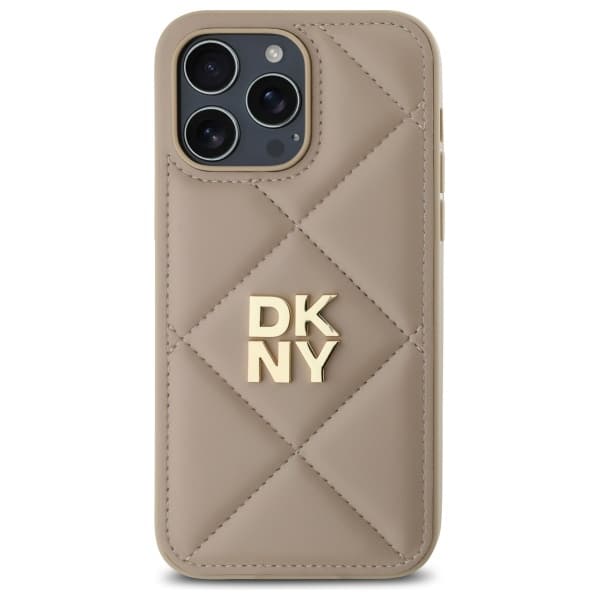 DKNY Quilted Stack - θήκη για Apple iPhone 14 Pro Max - Μπεζ - Image 3