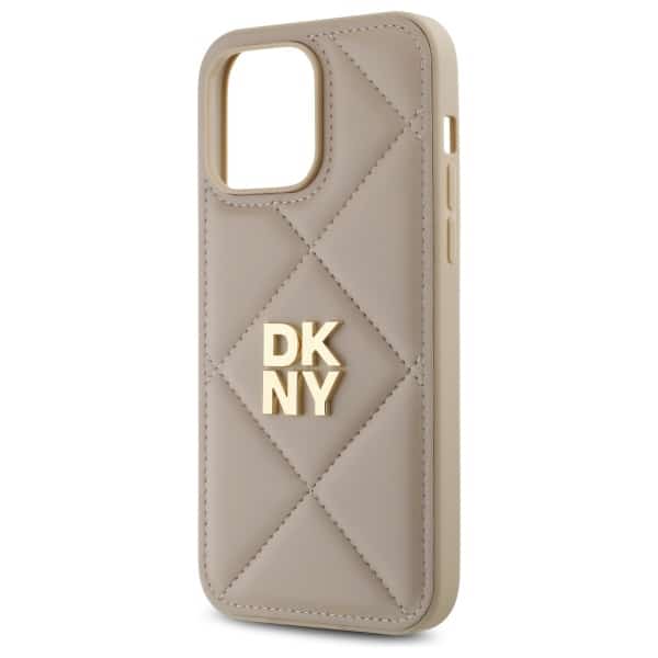 DKNY Quilted Stack - θήκη για Apple iPhone 14 Pro Max - Μπεζ - Image 6