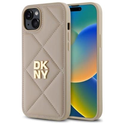 DKNY Quilted Stack Logo - θήκη για Apple iPhone 15 Plus - Πολύχρωμο