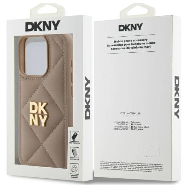 DKNY Quilted Stack Logo - θήκη για Apple iPhone 15 Pro Max - Διάφανο - Image 8