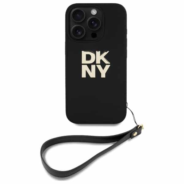 DKNY Wrist Strap Stock Logo - θήκη για Apple iPhone 16 Pro Max - Μαύρο - Image 2
