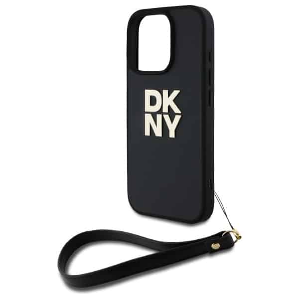 DKNY Wrist Strap Stock Logo - θήκη για Apple iPhone 16 Pro Max - Μαύρο - Image 5