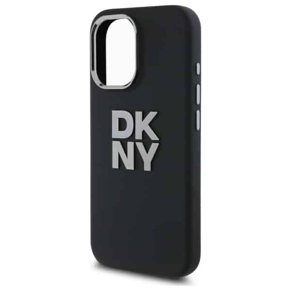 DKNY Liquid Silicone Metal Logo - θήκη για Apple iPhone 16 - Μαύρο - Image 4