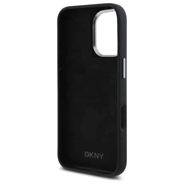 DKNY Liquid Silicone Metal Logo - θήκη για Apple iPhone 16 - Μαύρο - Image 5