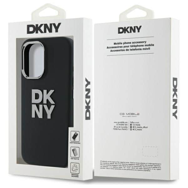 DKNY Liquid Silicone Metal Logo - θήκη για Apple iPhone 16 - Μαύρο - Image 6