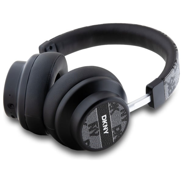 DKNY ασύρματα ακουστικά Bluetooth με σχέδιο καρό μαύρο - Image 2