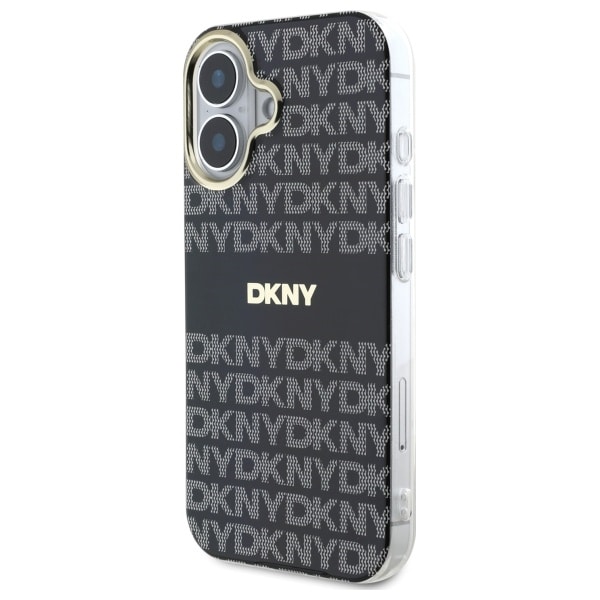 DKNY Repeat Texture Pattern - θήκη για Apple iPhone 16 - Μαύρο - Image 2