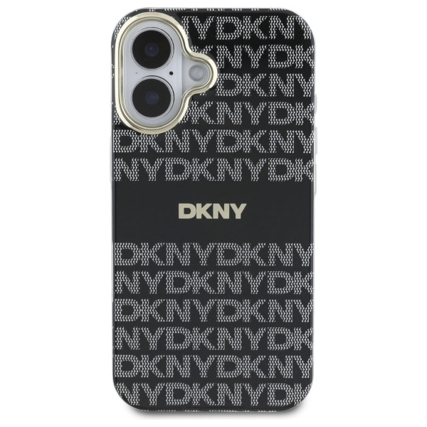 DKNY Repeat Texture Pattern - θήκη για Apple iPhone 16 - Μαύρο - Image 3