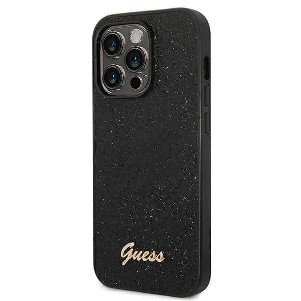 Guess - Glitter Script - Apple iPhone 14 Pro Max - Μαύρο - Image 2