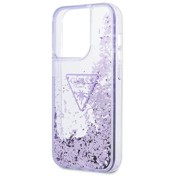Guess Liquid Glitter - θήκη για Apple iPhone 14 Pro - Μωβ - Image 6