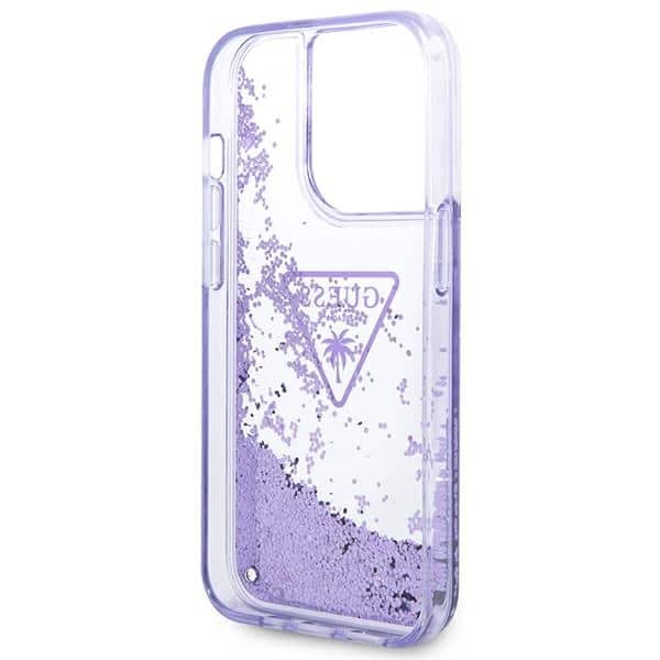 Guess Liquid Glitter - θήκη για Apple iPhone 14 Pro - Μωβ - Image 7
