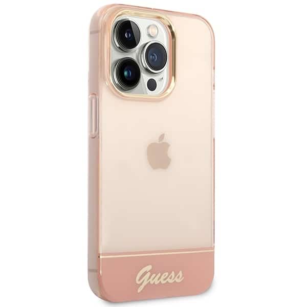 Guess - Translucent - Apple iPhone 14 Pro Max - Ροζ - Image 4
