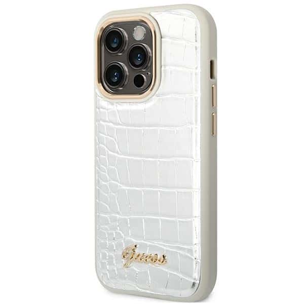 Guess Croco - θήκη για Apple iPhone 14 Pro - Διάφανο - Image 2