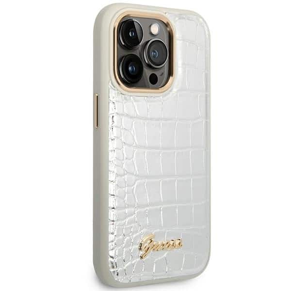 Guess Croco - θήκη για Apple iPhone 14 Pro - Διάφανο - Image 4