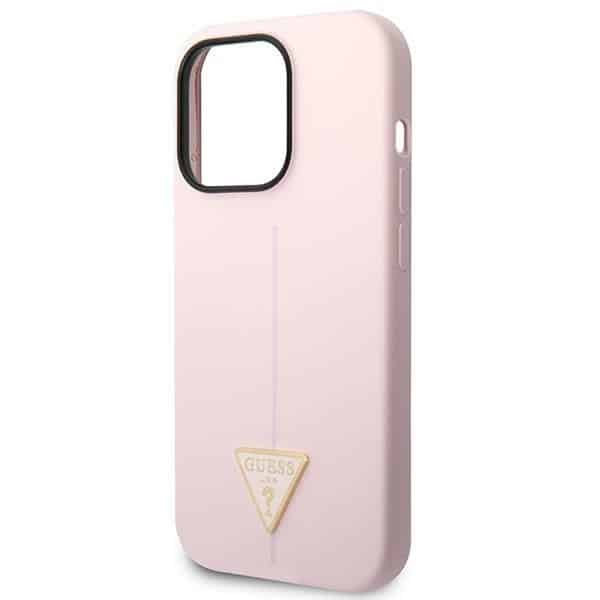Guess Silicone Triangle - θήκη για Apple iPhone 14 Pro - Μωβ - Image 6