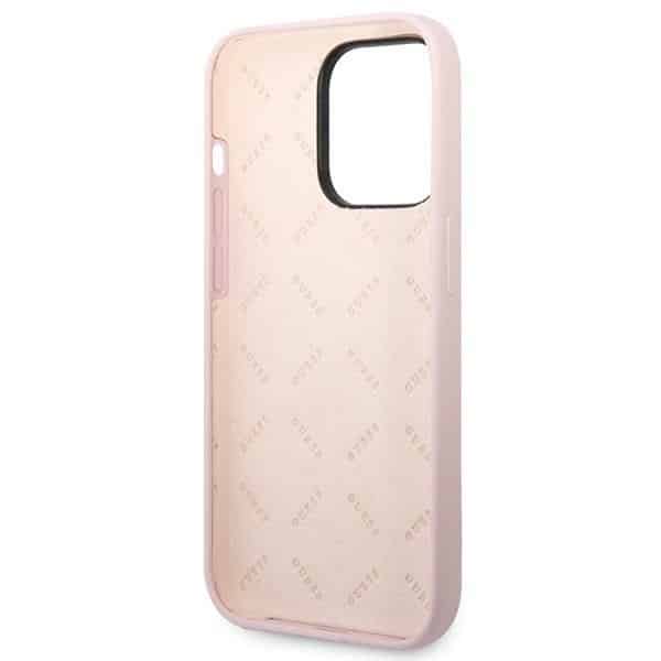 Guess Silicone Triangle - θήκη για Apple iPhone 14 Pro - Μωβ - Image 7