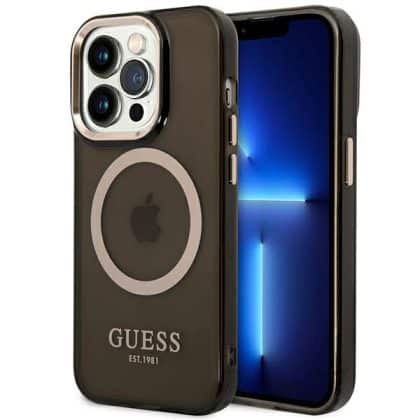 Guess Translucent - θήκη για Apple iPhone 14 Pro - Μαύρο