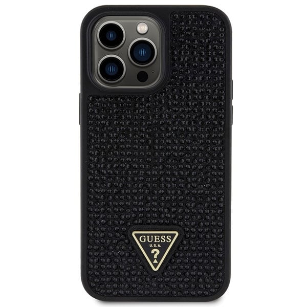 Guess Rhinestone Triangle - θήκη για Apple iPhone 14 Pro Max - Μαύρο - Image 3